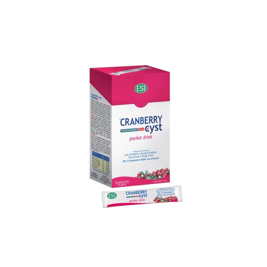 Esi Esi Cranberry Cyst 16pock Drin