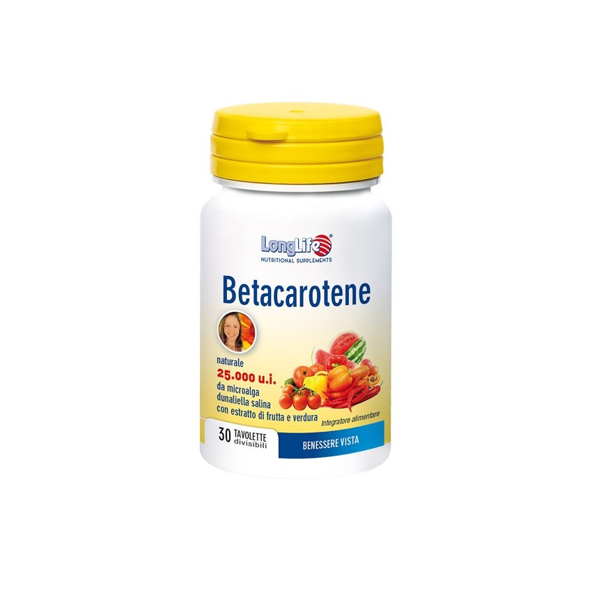 Long Life Longlife Betacarotene 30cpr