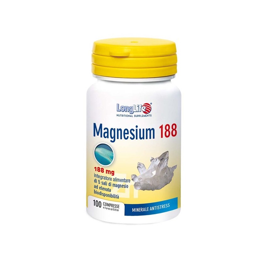 Long Life Longlife Magnesium 188 100cpr