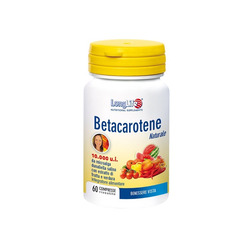 Long Life Longlife Betacarotene 60cpr