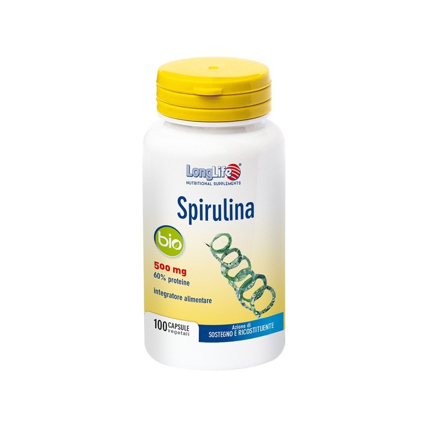 Long Life Longlife Spirulina Bio 100cps