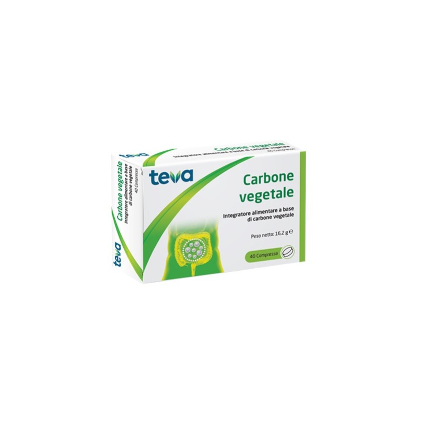 Teva Carbone Vegetale 40cpr