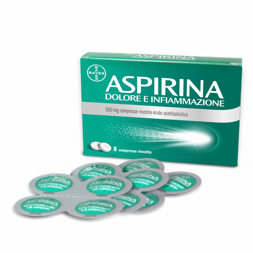 Aspirina Aspirina Dolore Inf*8cpr 500mg