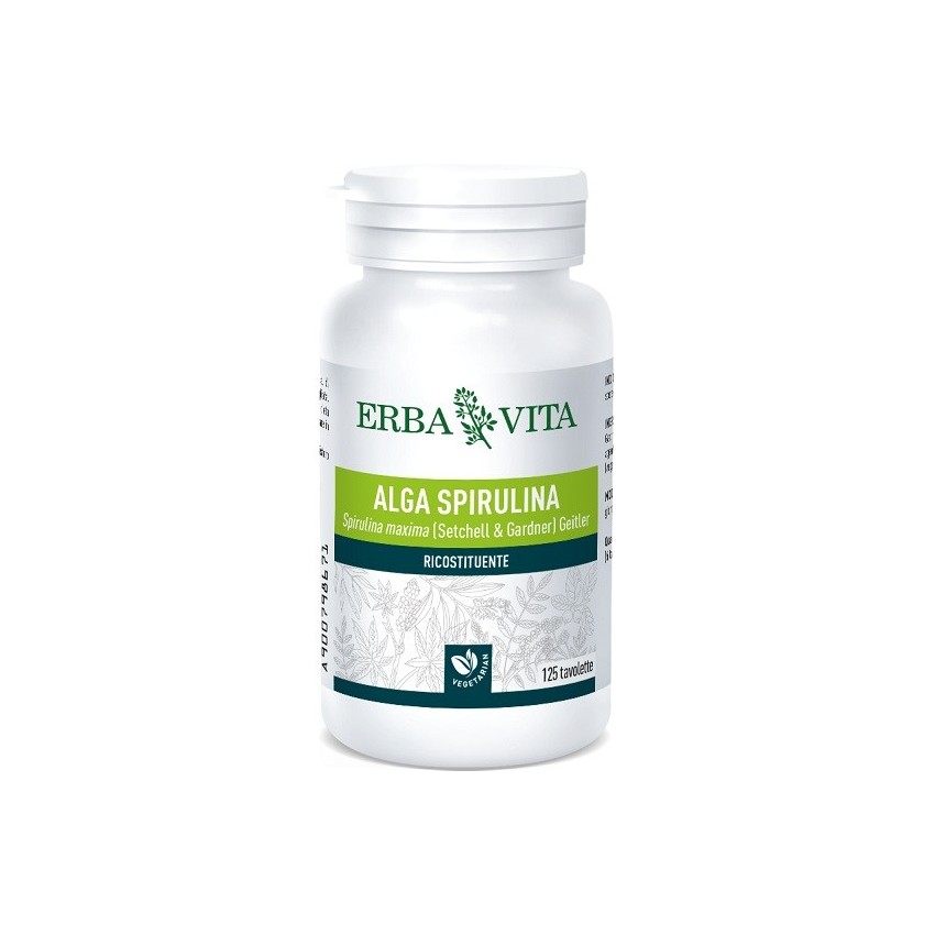 Erba Vita Alga Spirulina 125tav 400mg