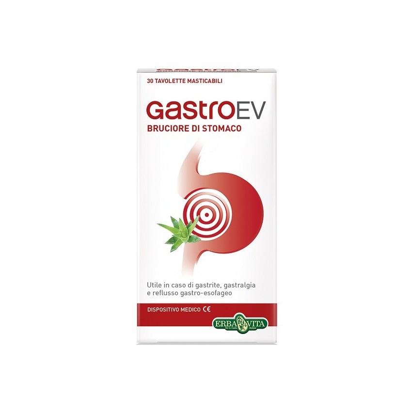 Erba Vita Gastro Ev 30tav Masticabili