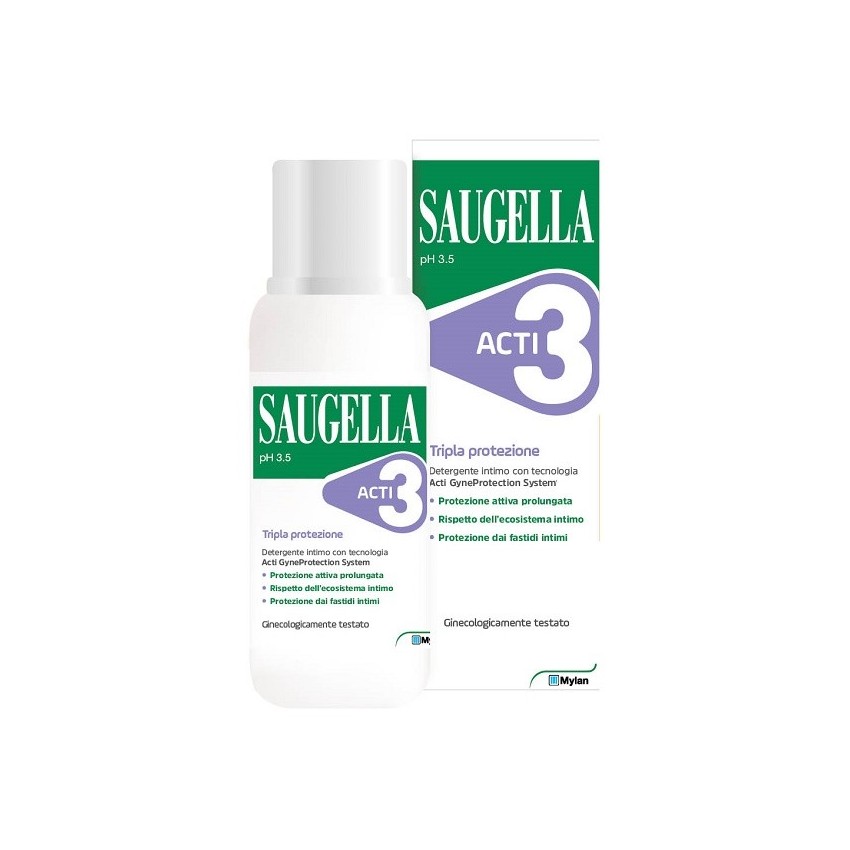 Saugella Saugella Acti3 Det Intimo250ml