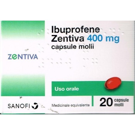 Zentiva Ibuprofene Zen*20cps Mol 400mg