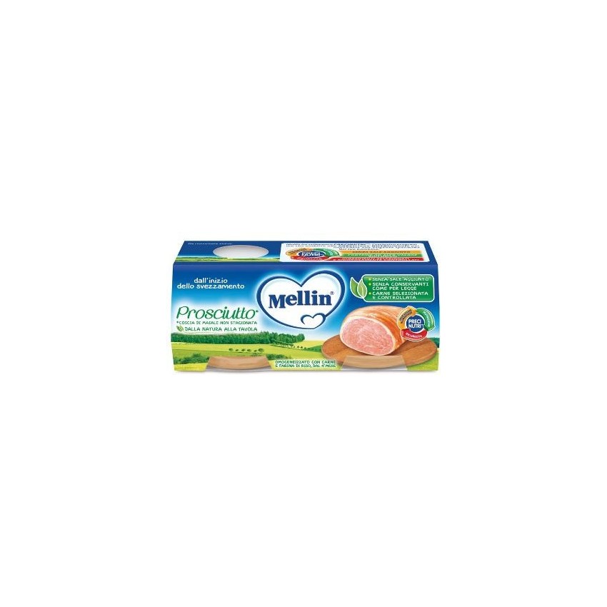 Mellin Mellin Omog Prciutto 2x120g