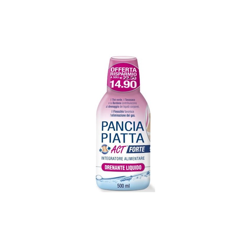 F&f Pancia Piatta Act Forte 500ml