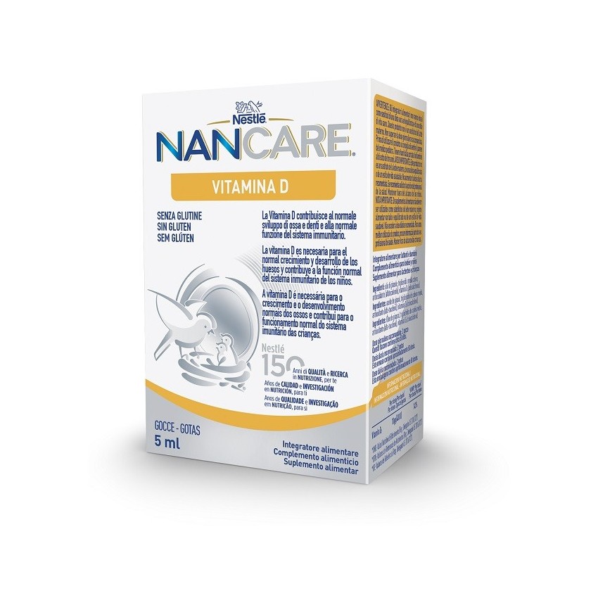 Nestle' Nancare Vitamina D Gocce 5ml