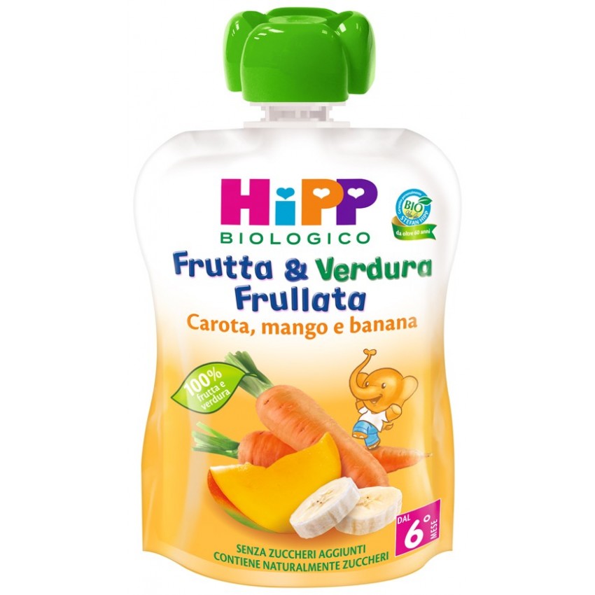 Hipp Hipp Bio Frut&ver Car/ma/ba90g