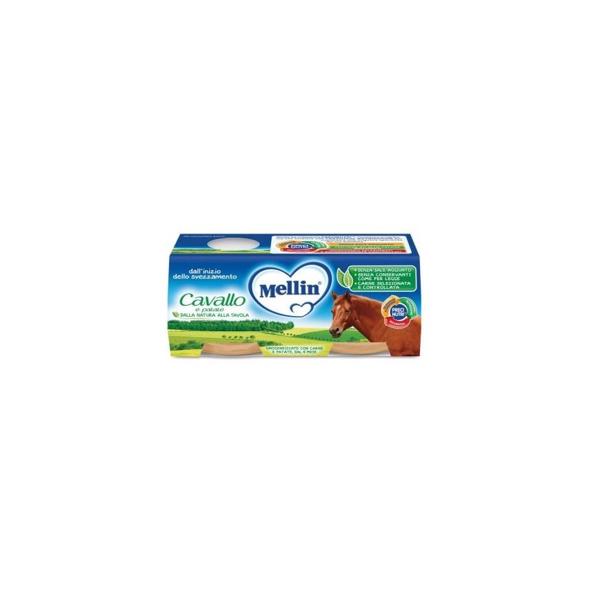 Mellin Mellin Omog Cavallo 2x80g