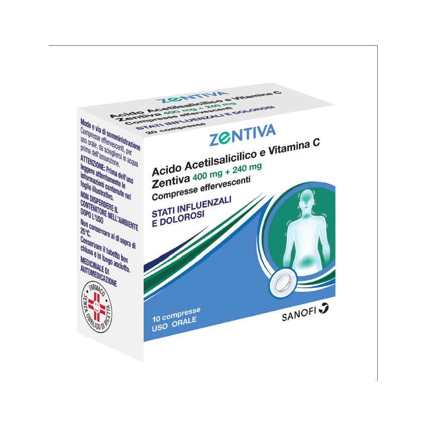 Zentiva Acido Acetils Vit C Zen*10cpr