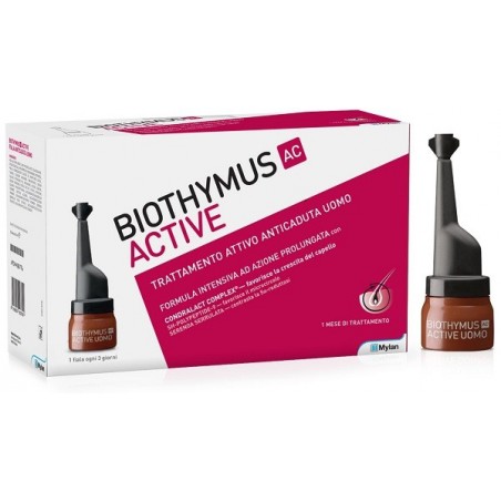 Mylan Biothymus Ac Active Trattamento Attivo Anticaduta Uomo 10 fiale da 3,5 ml