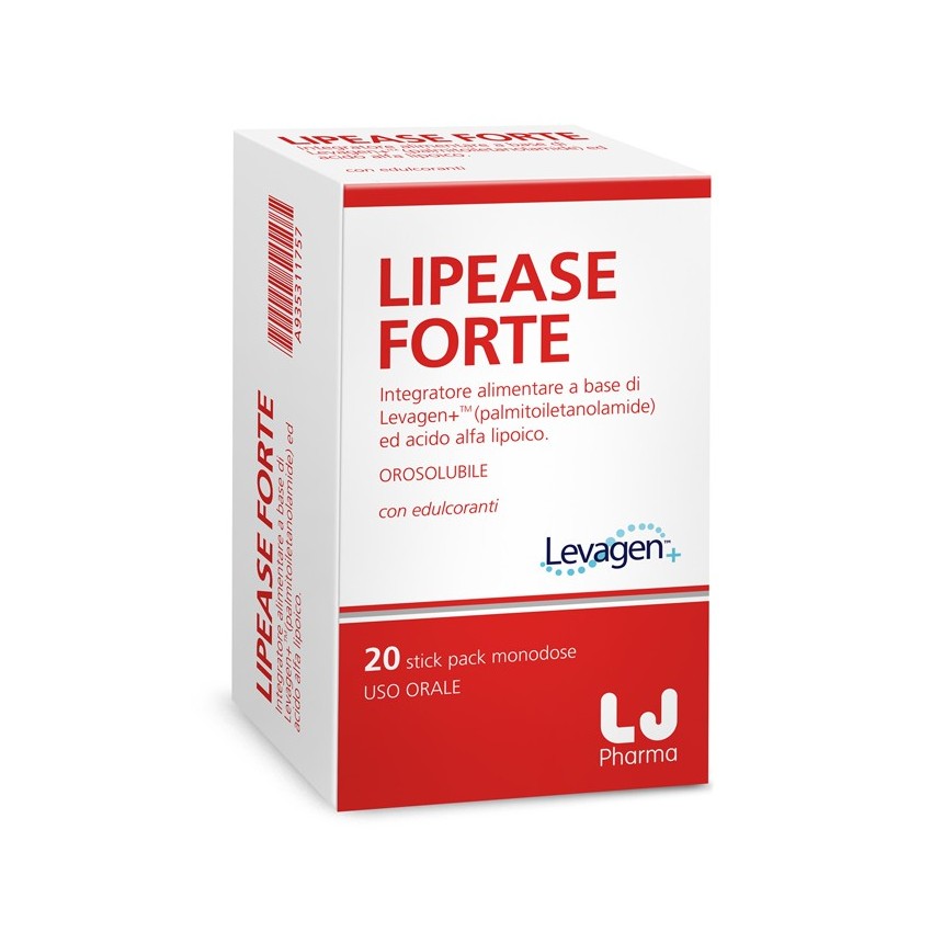 Lipease Lipease Forte 20stick Pack Mon