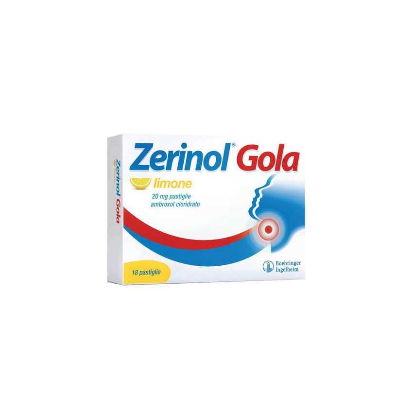 Zerinol ZERINOL GOLA 20 MG PASTIGLIE gusto limone