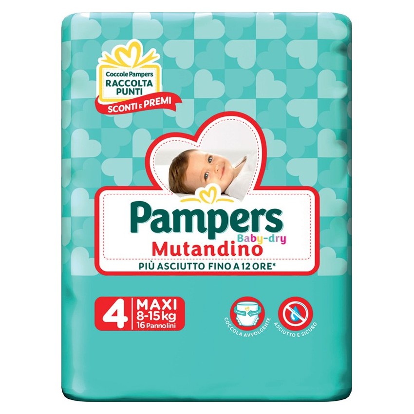 Pampers Pampers Bd Mut Sm Tg4 Mx Sp 16