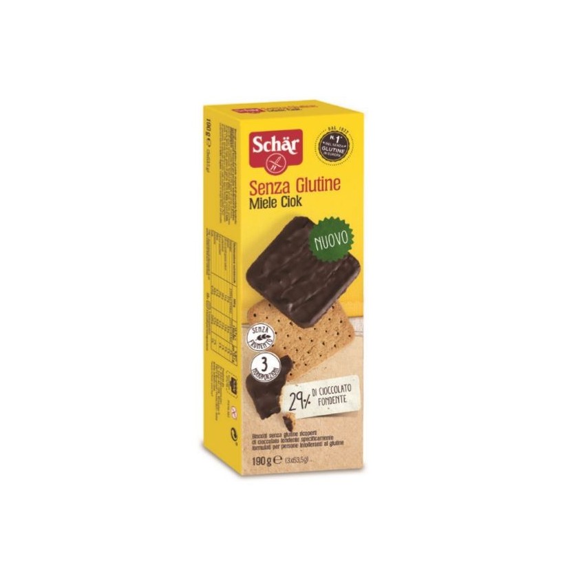 Schar Schar Biscotti Miele Ciok 190g