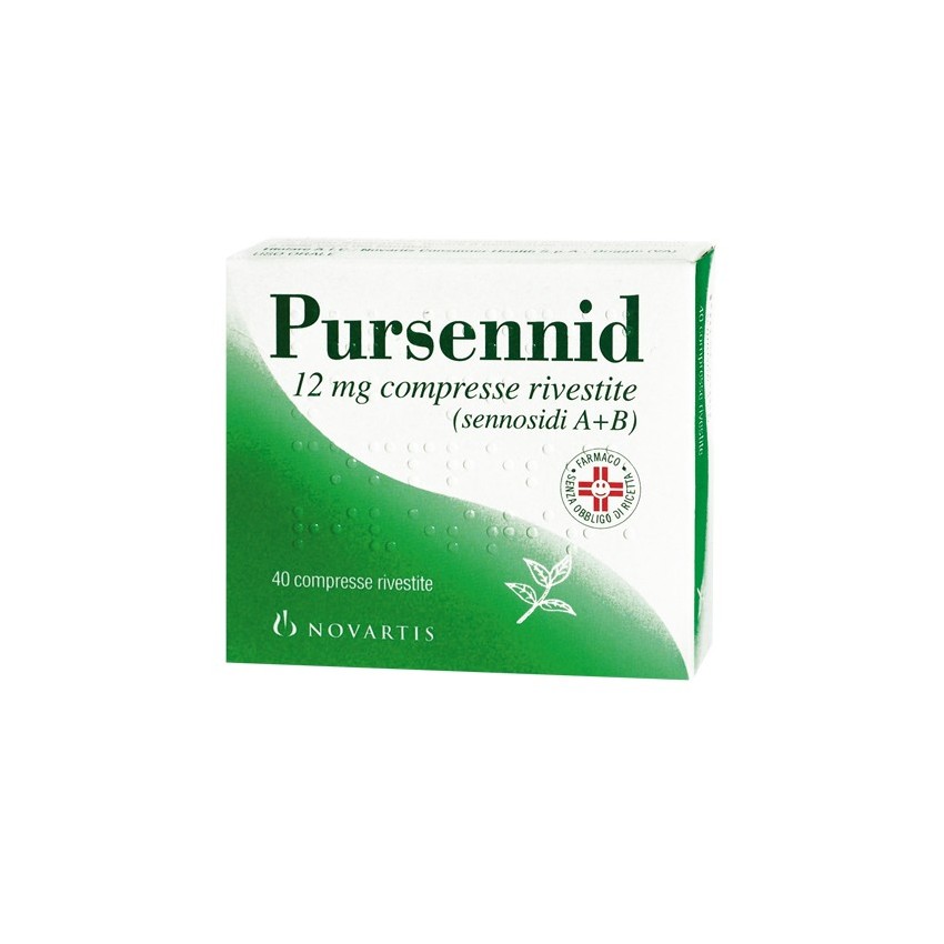 Pursennid Pursennid 12mg lassativo 40 compresse rivestite