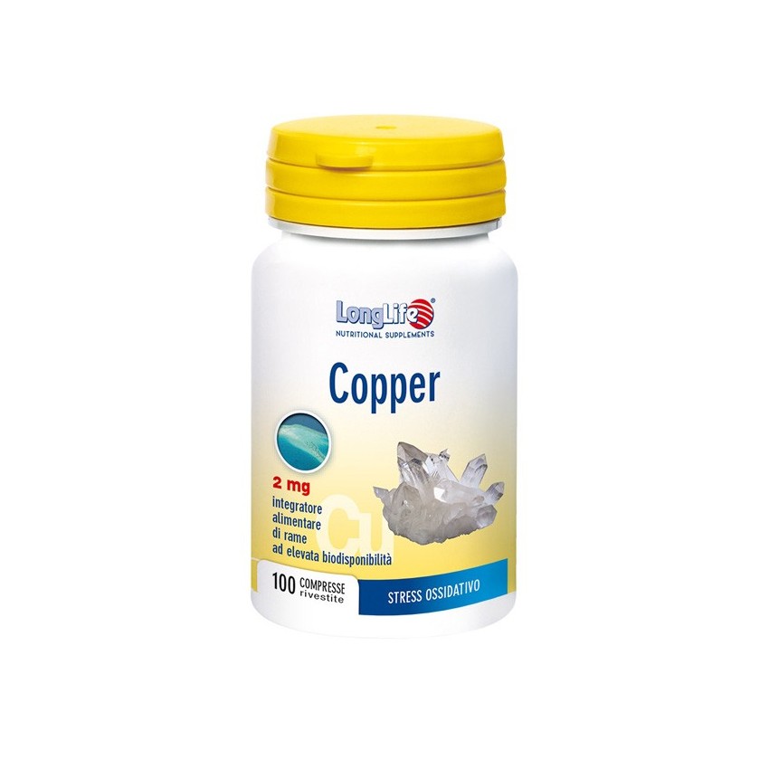  Longlife Copper 2mg 100cpr