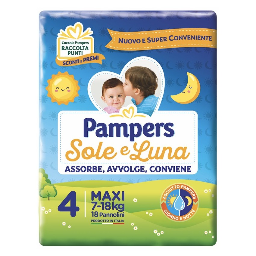 Pampers Pampers Sole&luna Maxi 18pz