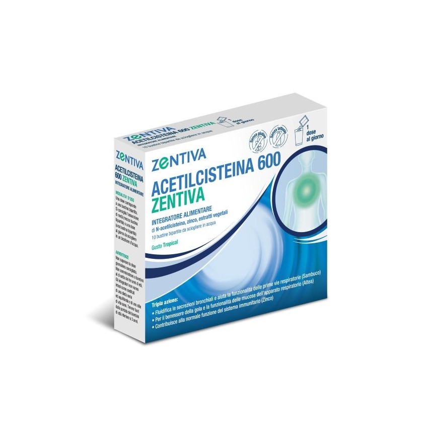 Zentiva Acetilcisteina 600 Zent 10bust