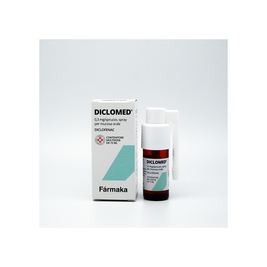  Diclomed*spray 15ml 0,3mg/dose