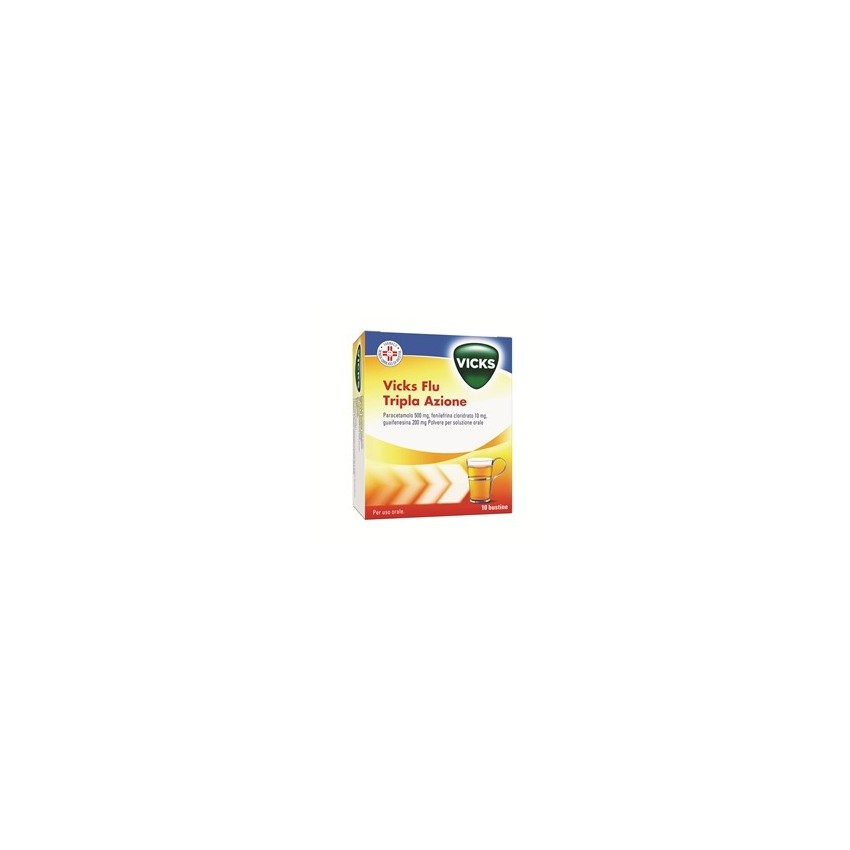 Vicks Vicks Flu Tripla A*os Polv10bs