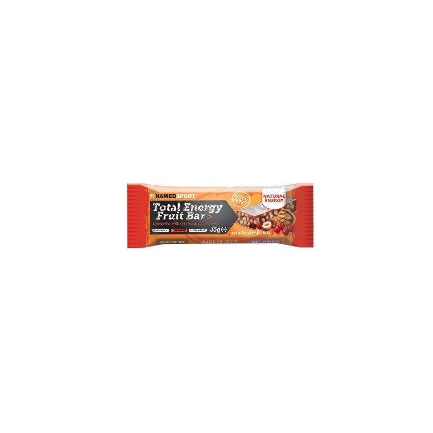 Named Total Energy Fruit Bar Cra 35g