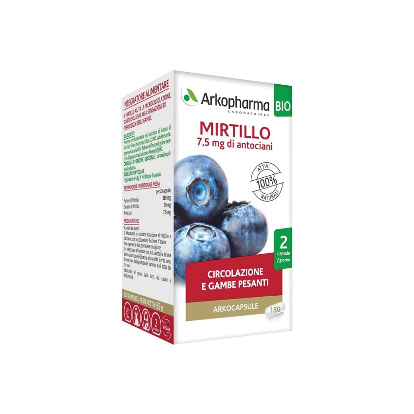 Arkofarm Arkocps Mirtillo Bio 130cps