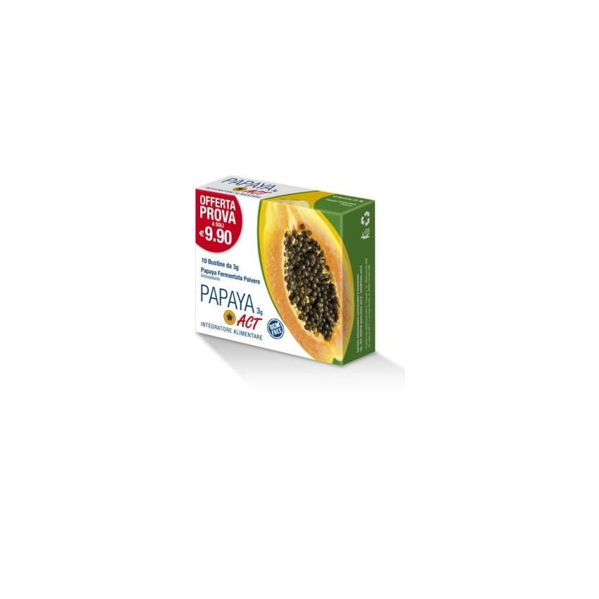 F&f Papaya Act - 10 Bustine da 3g