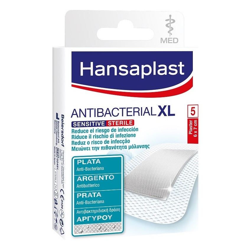 Hansaplast Hansaplast Sensitive Xl Silver