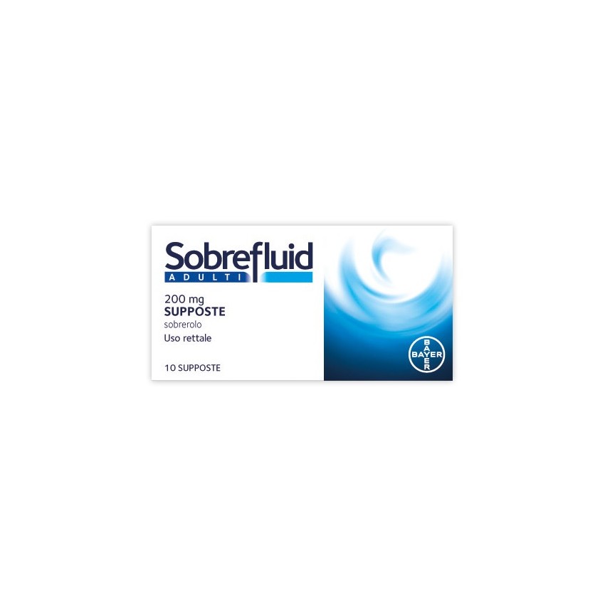  Sobrefluid*ad 10supp 200mg