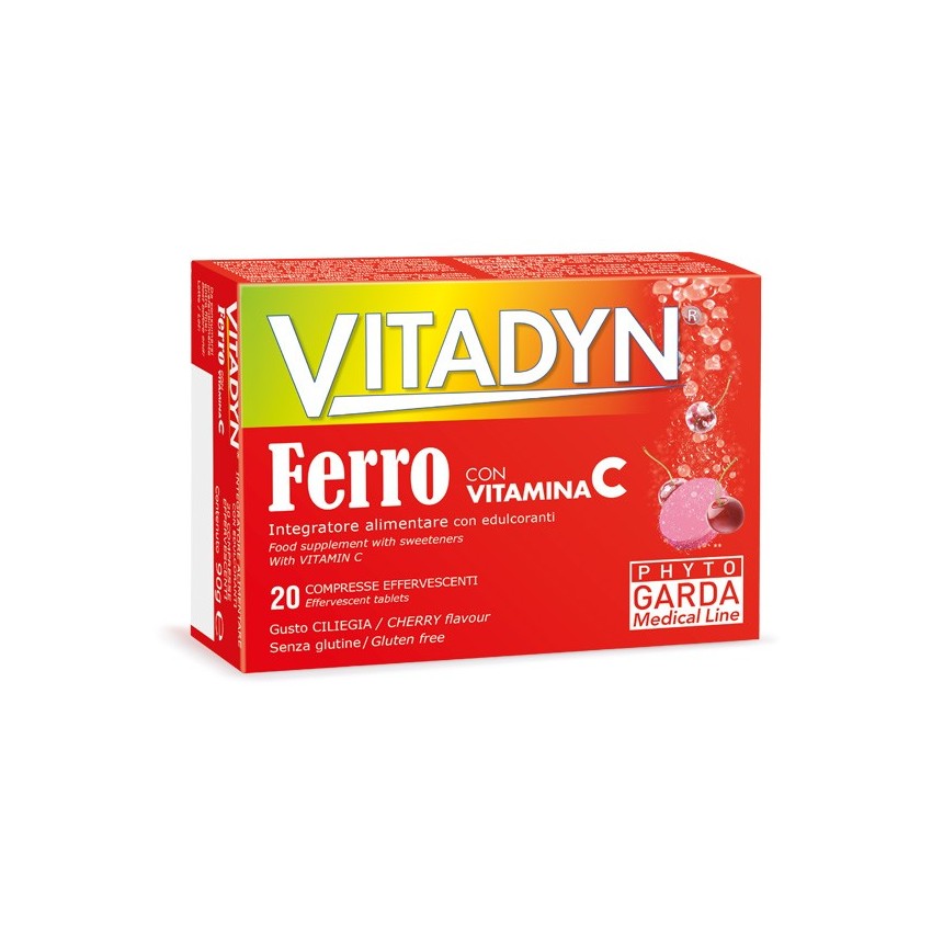 Phyto Garda Vitadyn Ferro+vit C 20cpr Eff