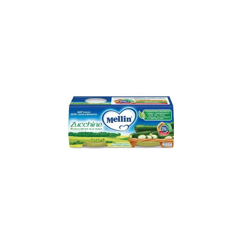 Mellin Mellin Omog Zucchine 2x80g