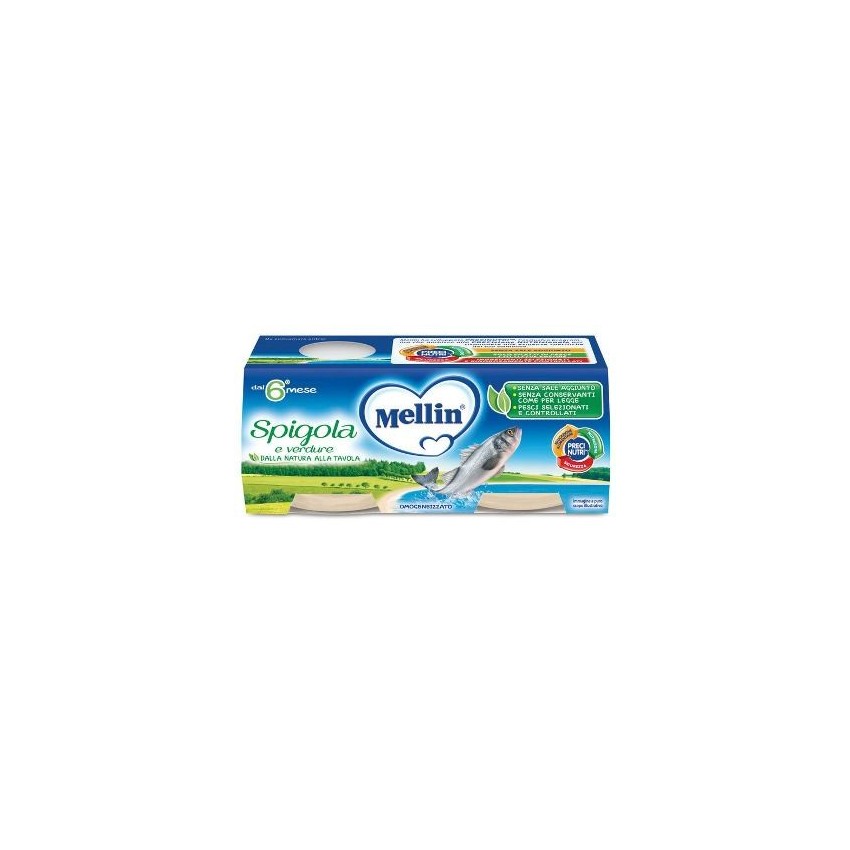 Mellin Mellin Omog Spigola 2x80g