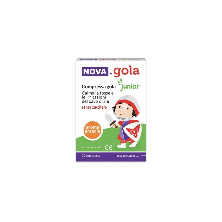 Nova Argentia Nova Gola Junior Arancia 20cpr