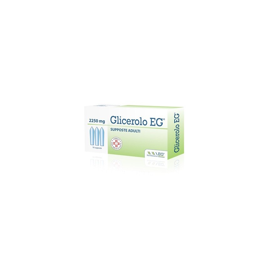 Glisy Glicerolo Eg*ad 18supp 2250mg