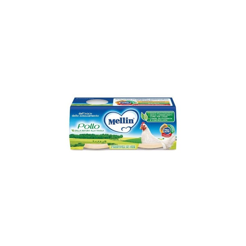 Mellin Mellin Omog Pollo 2x80g