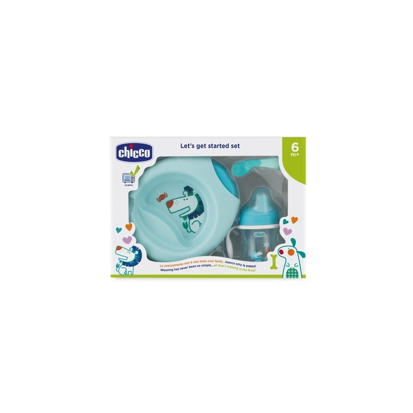 Chicco Ch Set Pappa 6m+ Azzurro