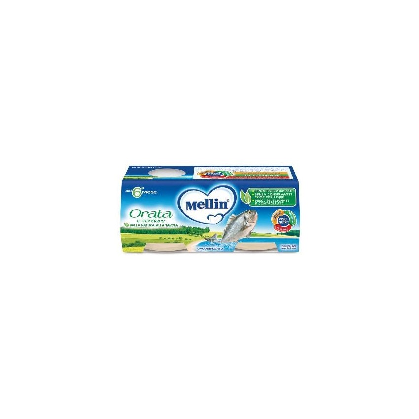 Mellin Mellin Omog Orata 2x80g