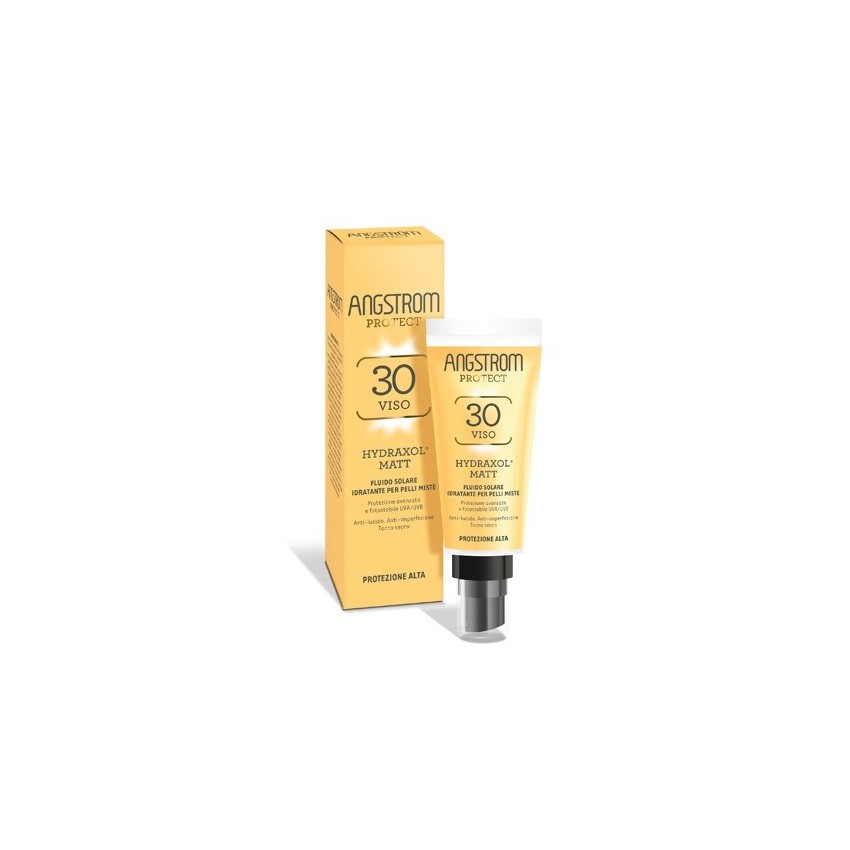 Angstrom Angstrom Protect Hydraxol Matt Fluido Solare Idratante Spf 30 50ml