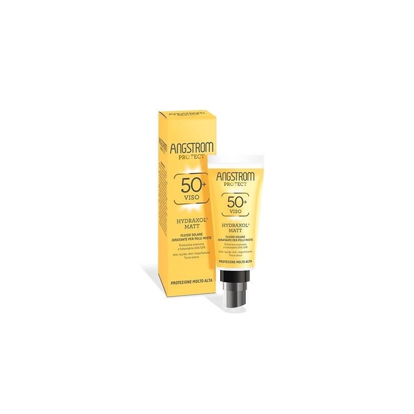 Angstrom Angstrom Protect Hydraxol Matt Fluido Solare Idratante Spf 50+ 40ml