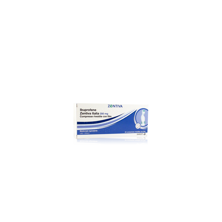 Zentiva Ibuprofene Zent It*24cpr 200mg