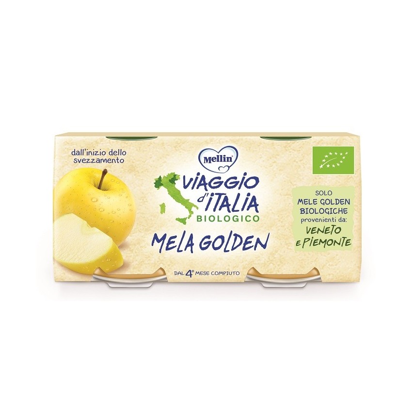 Mellin Viaggio It Omog Bio Mela2x100g