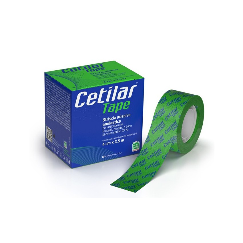 Cetilar CETILAR TAPE SPORTIVO STRISCIA ADESIVA NON ELASTICA 4 CM X 2,5 M