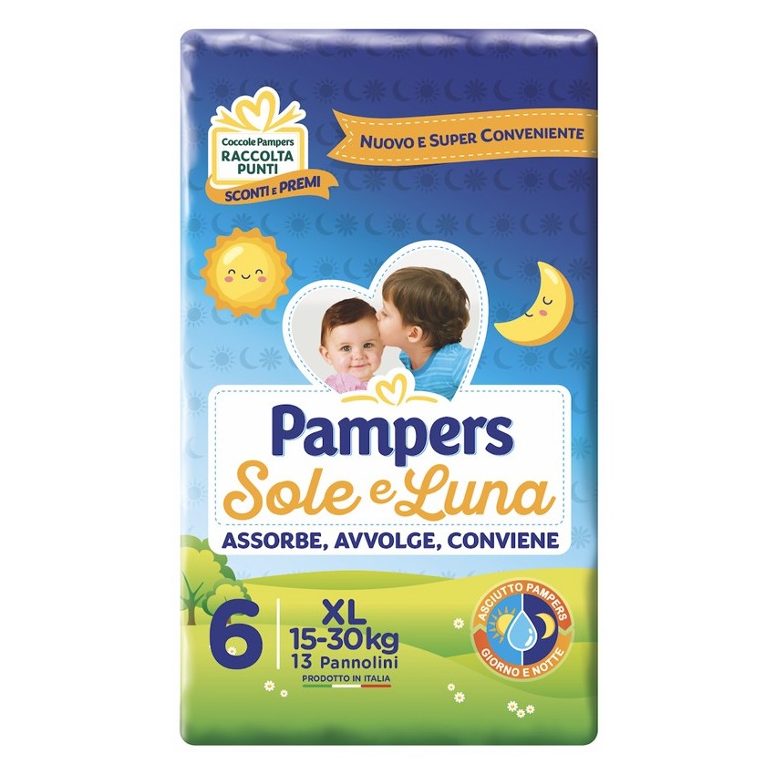 Pampers Pampers Sole E Luna Xl 13pz