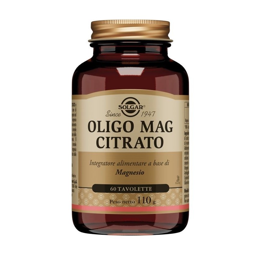 Solgar Oligo Mag Citrato 60tav