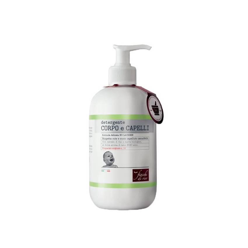 Fiocchi Di Riso DETERGENTE CORPO E CAPELLI TALCO FIOCCHI DI RISO 400ML