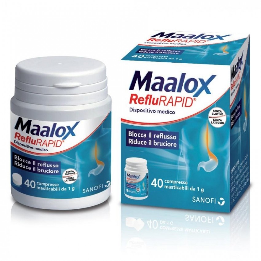 Maalox Maalox Reflurapid 40 cpr Masticabili